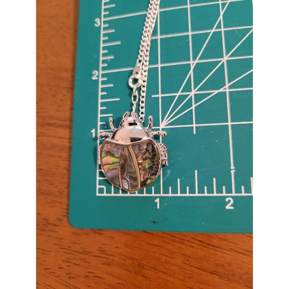 Turtle Pendant 1 3/8" on 22" Silver Tone Chain Necklace Women Jewelry Gifts - Picture 6 of 7